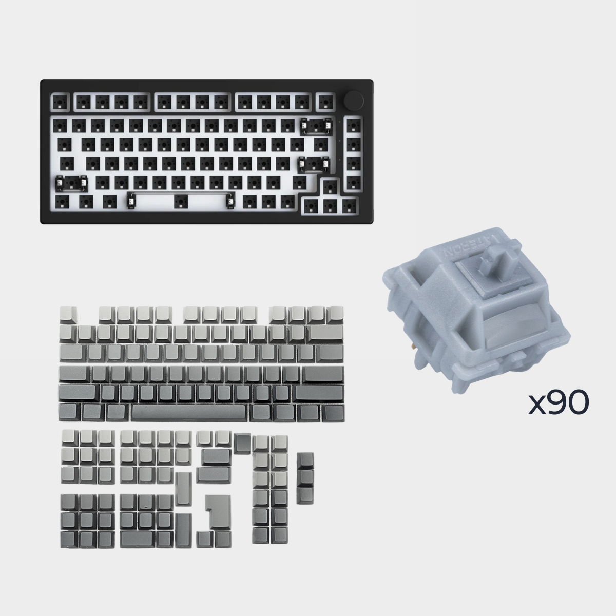 Zestaw Prezentowy Klawiatura DIY - Czarna klawiatura dla gracza