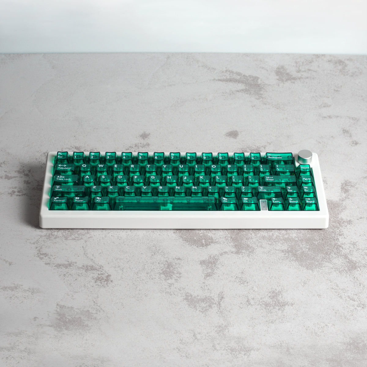 Keycapy Aifei Crystal Green zielone