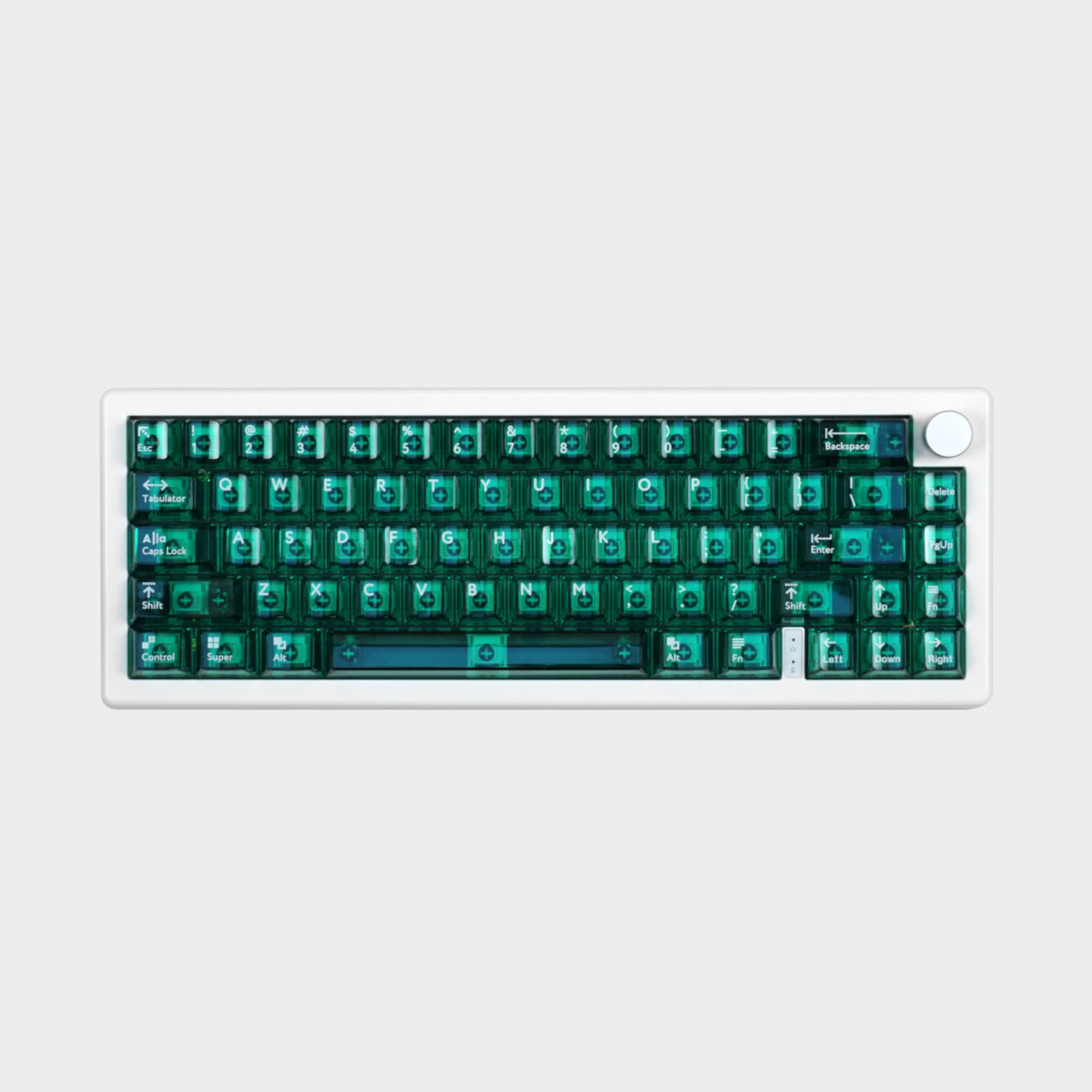 Keycapy do klawiatury mechanicznej Aifei Crystal Green