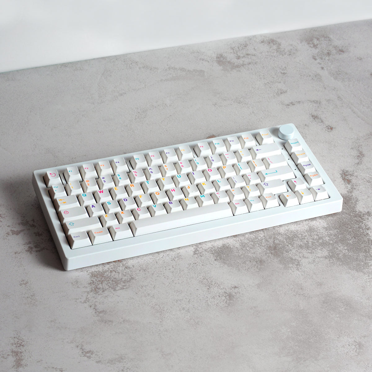 Białe keycapy ABS Doubleshot Aifei Mictlan White