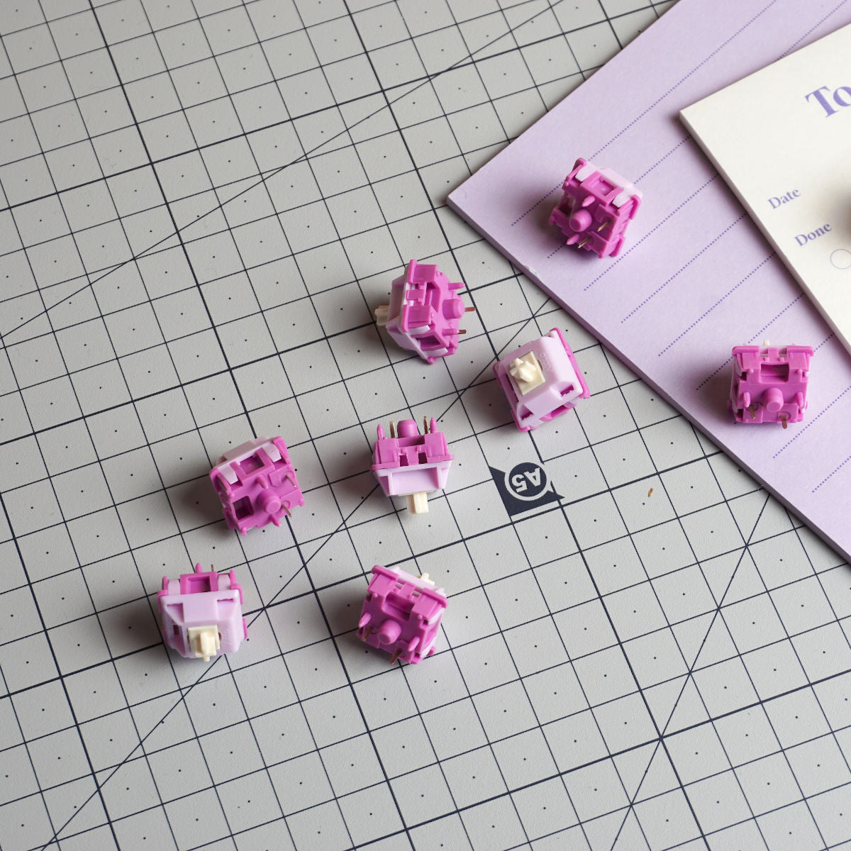 Przełączniki Tactile Akko V3 Creamy Purple Pro