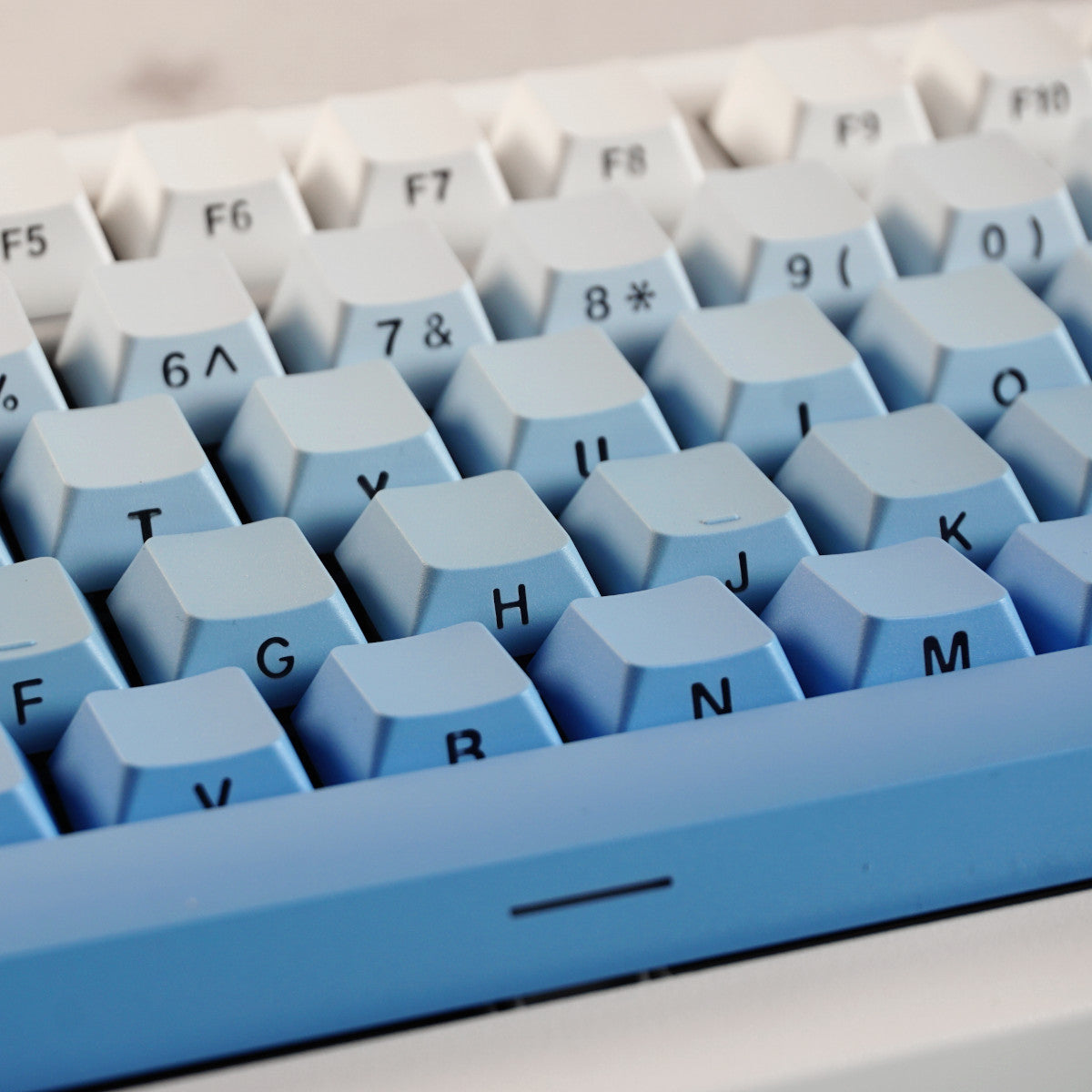Keycapy Blue Gradient Shine-Through Doubleshot PBT