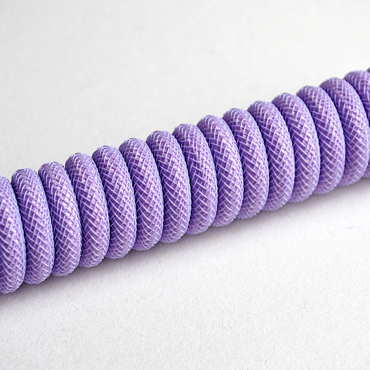 Spiralny kabel do klawiatury fioletowy