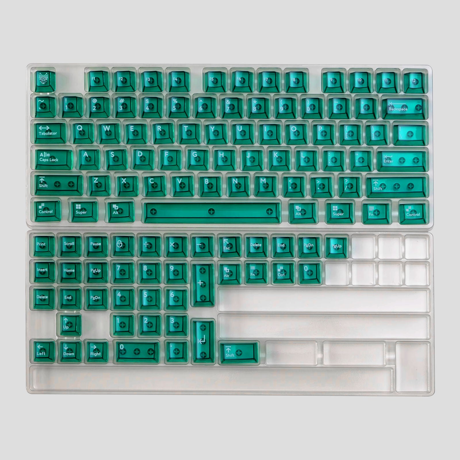 Zestaw keycapów do klawiatury mechanicznej Aifei Crystal Forest