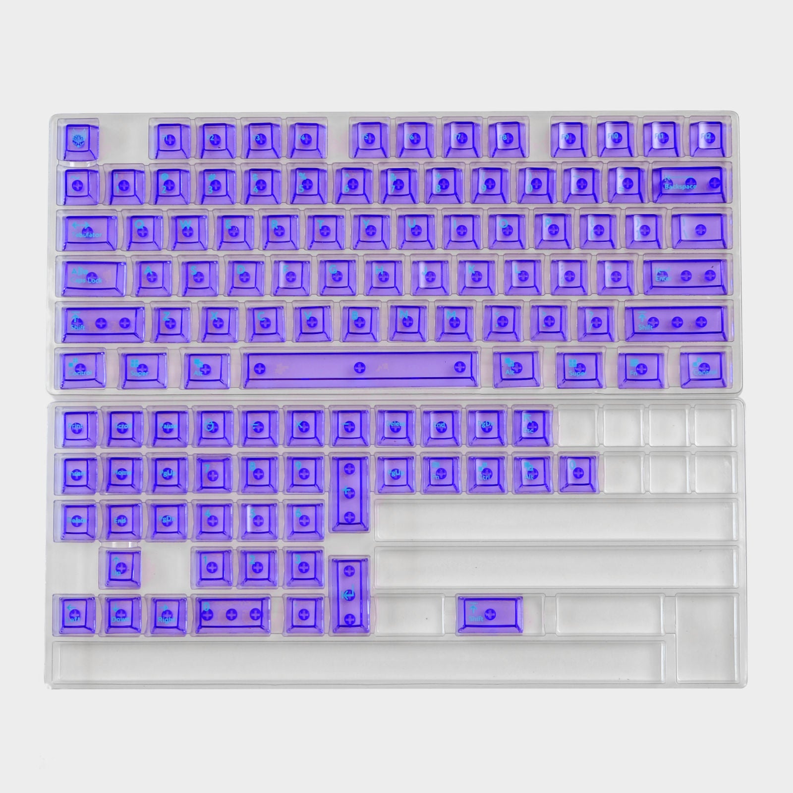 Zestaw nakładek na klawisze Aifei Crystal Purple