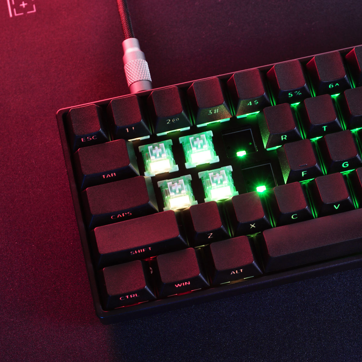 Klawiatura Magnetyczna FUN60 Pro HE Czarna z podświetleniem RGB