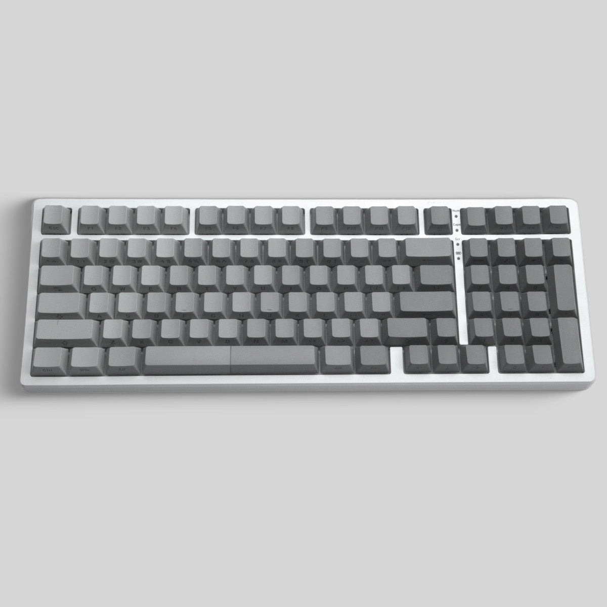 Szare keycapy Gradient Gray