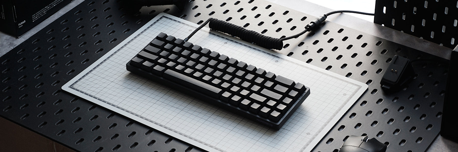 Klawiatura Magnetyczna MonsGeek Fun68 HE Gamingowa Czarna