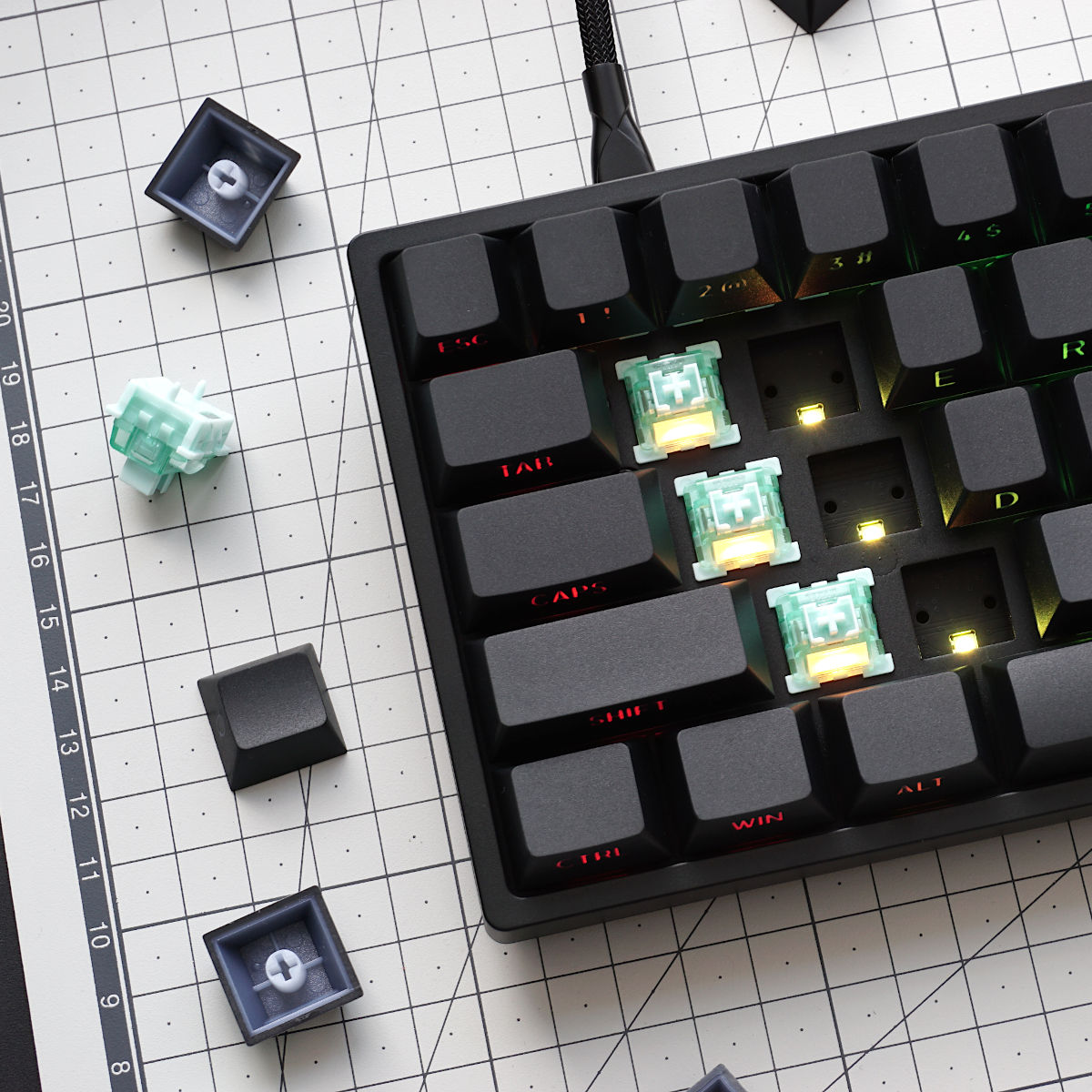 Klawiatura Magnetyczna MonsGeek Fun68 HE Czarna Hotswap