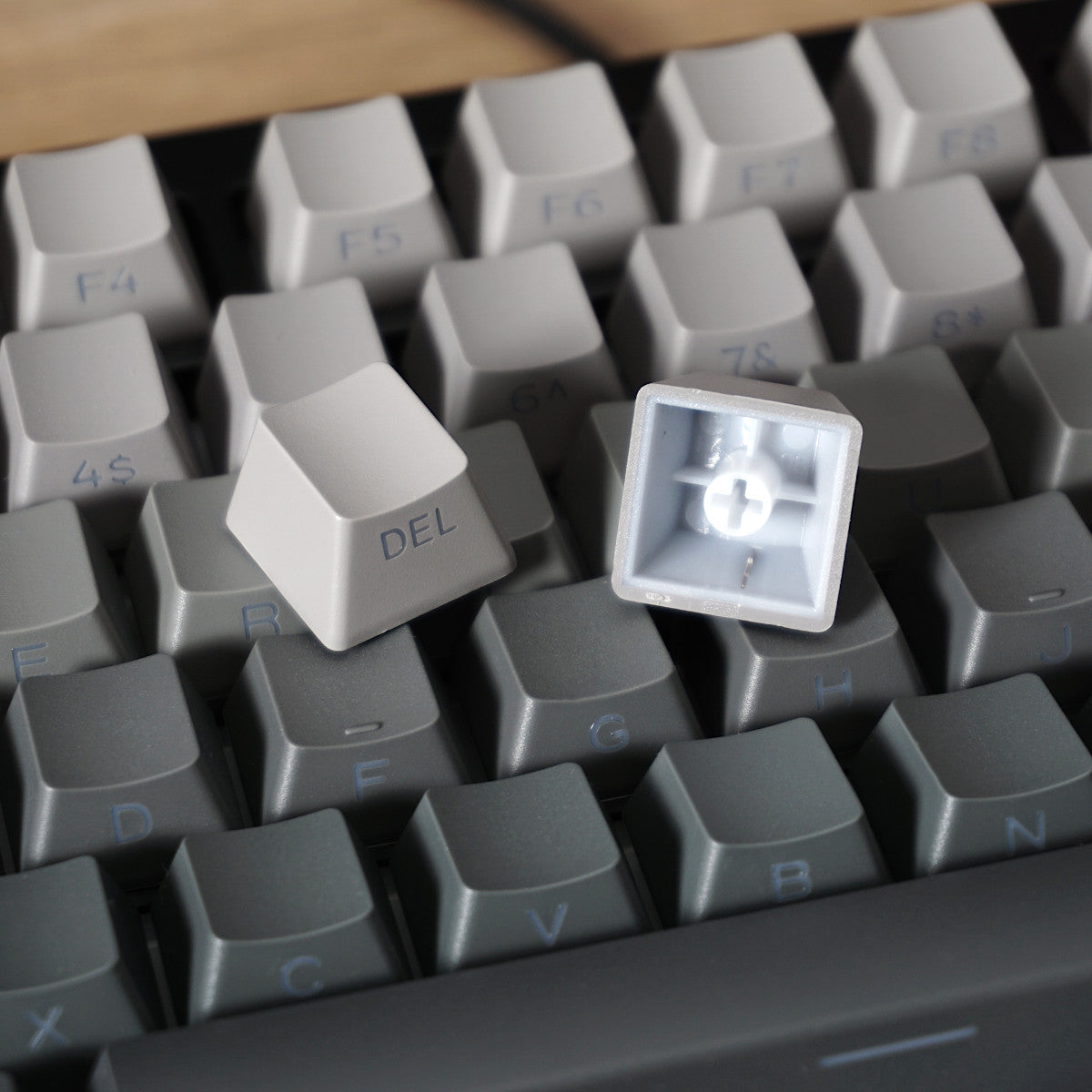 Szare keycapy Gradient Doubleshot