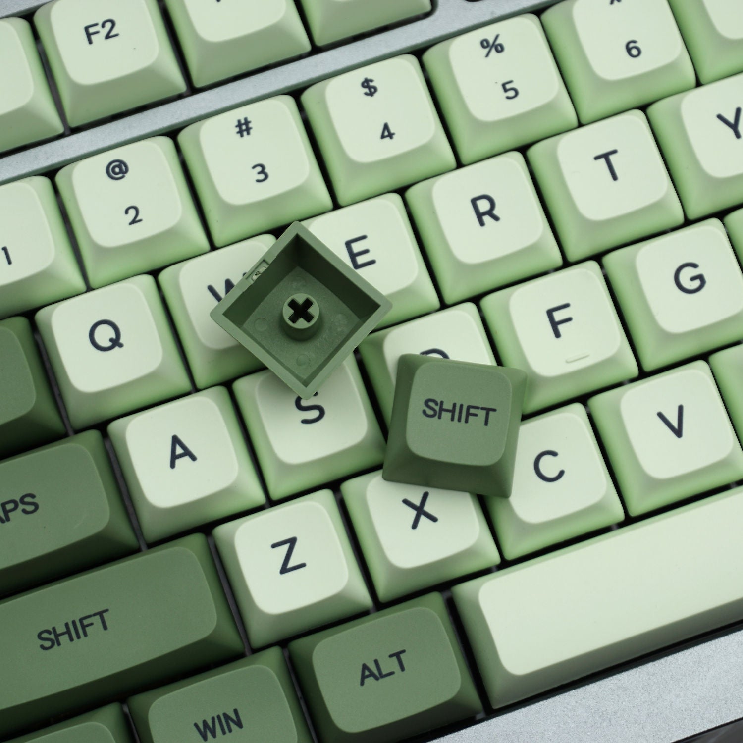 Keycapy zielone Matcha Green
