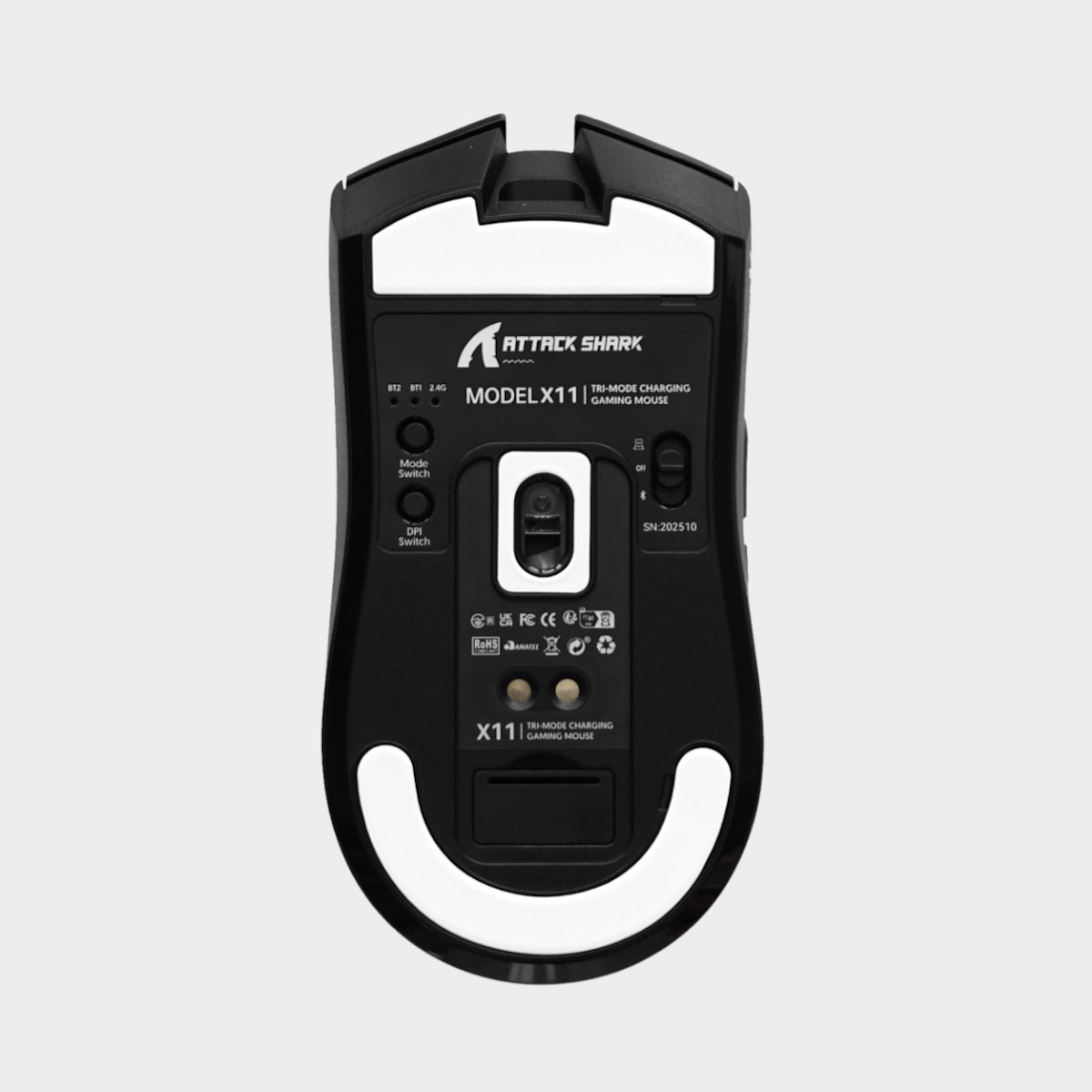 Myszka Gamingowa Attack Shark X11 Czarna Dół