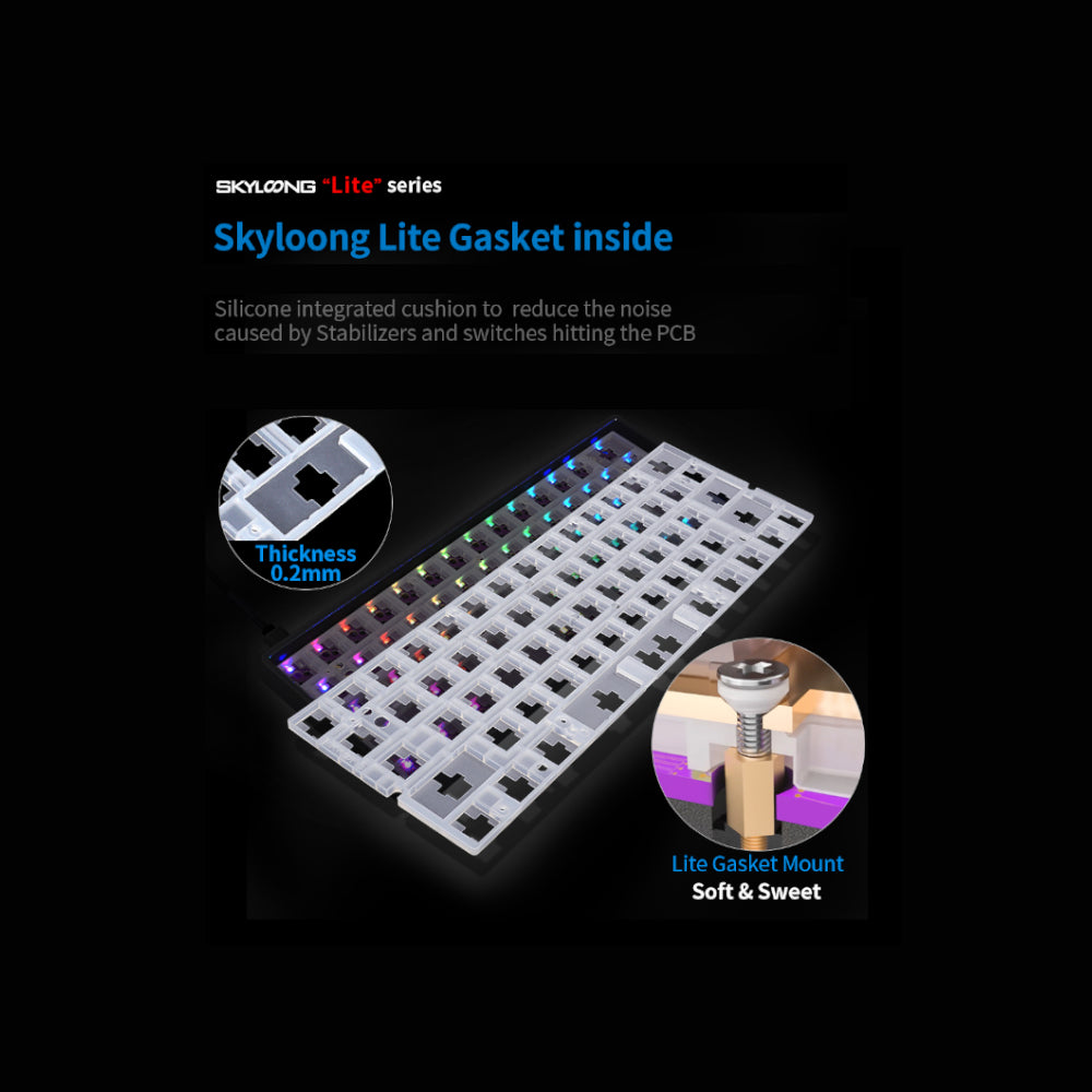 Skyloong GK61 mounting style Lite Gasket