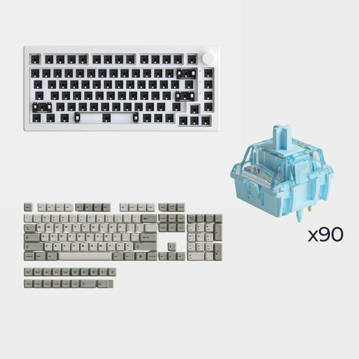 Zestaw Prezentowy Klawiatura DIY - Klawiatura Retro dla programisty