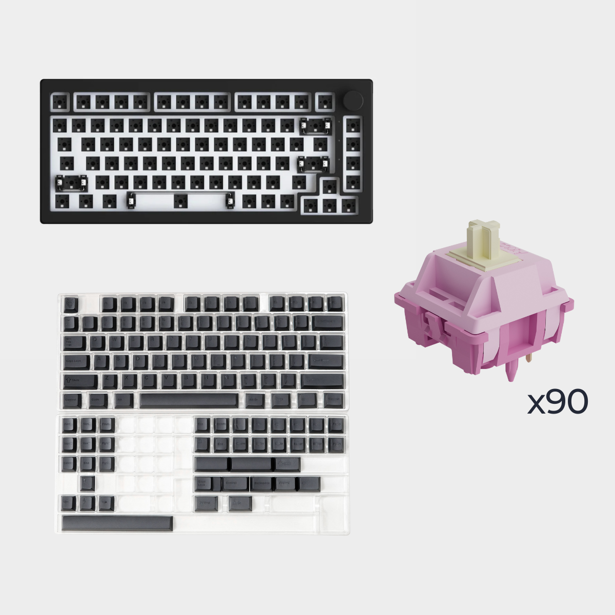 Zestaw Prezentowy Klawiatura DIY - Minimalistyczna klawiatura dla programisty