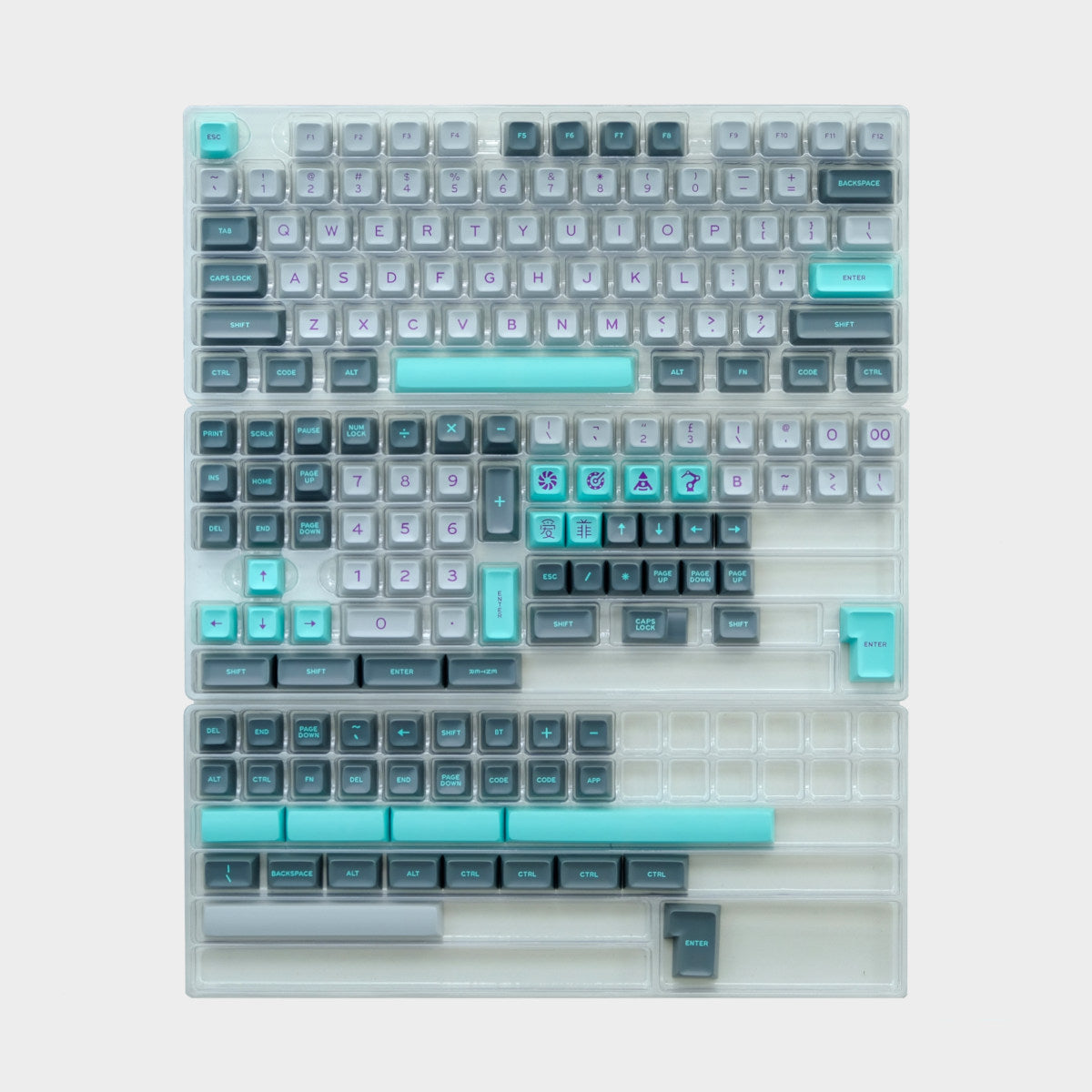 Keycapy Hyperfuse zestaw do klawiatury mechanicznej