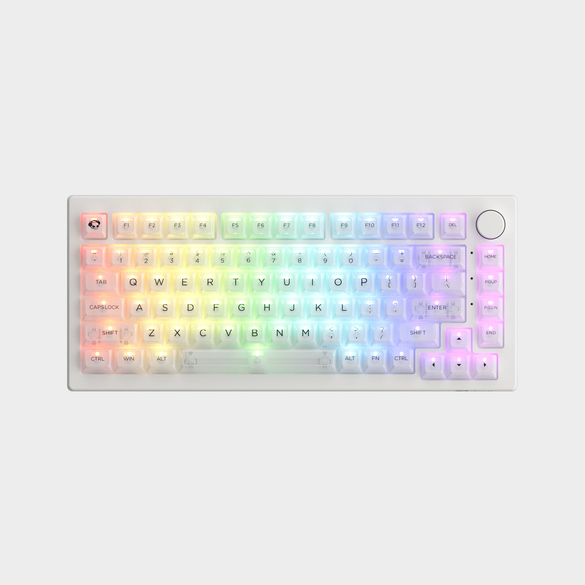 Keycapy Akko ASA Clear White RGB