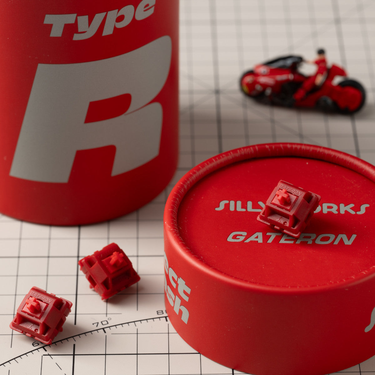 Switche tactile Gateron Type R Sillyworks