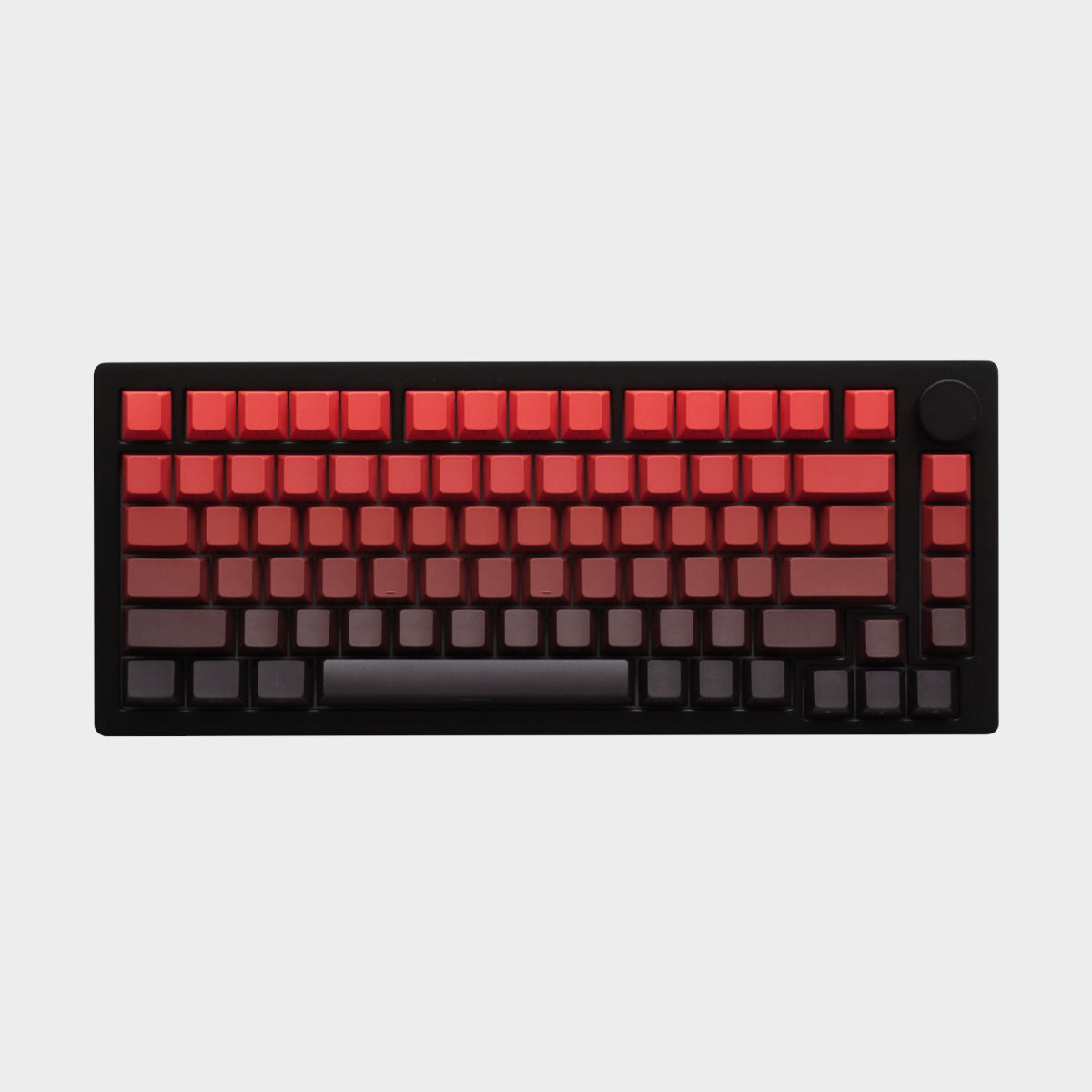 Czerwone gradientowe keycapy do klawiatury mechanicznej