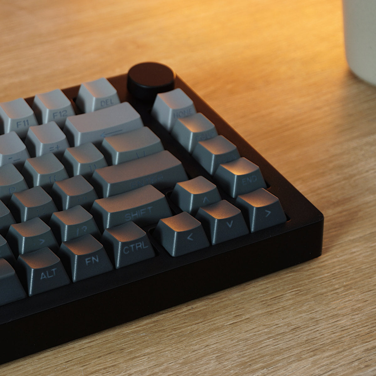 Szare klawisze do klawiatury Lunar Eclipse